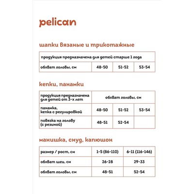 Шапка PELICAN  1032755