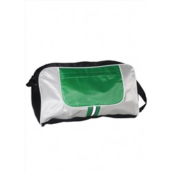 Спортивная сумка  (45*20*25, ткань оксфорд , на молнии, зеленая)