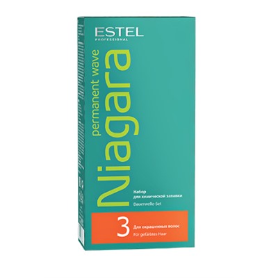 Еstеl niаgаrа набор для химической завивки №3 для окрашенных волос