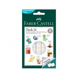 Масса для приклеивания Faber-Castell "Tack-It", 90 кубиков, 50г., картон. уп., европодвес
