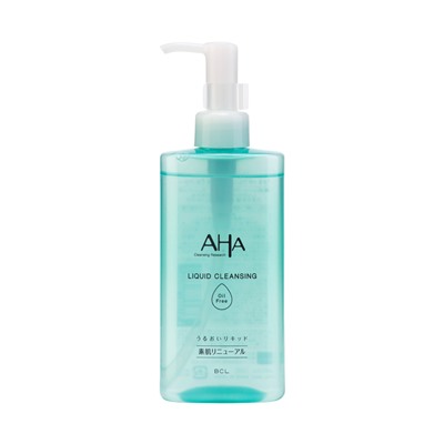 BCL AHA Очищающая сыворотка для снятия макияжа 2-в-1 с фруктовыми кислотами для нормальной и комбинированной кожи 200мл