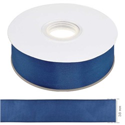 Лента репсовая 1,5д (38 мм) (т.синий) А3-038