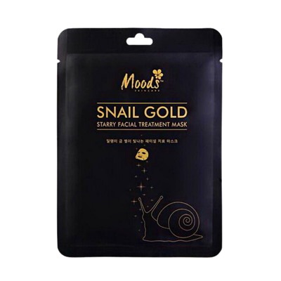 [BELOV] Маска для лица тканевая УЛИТКА И БИОЗОЛОТО придающая сияние Snail Gold Treatment Mask, 38 мл