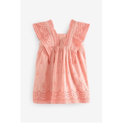 Cotton Broderie Dress (3mths-8yrs)