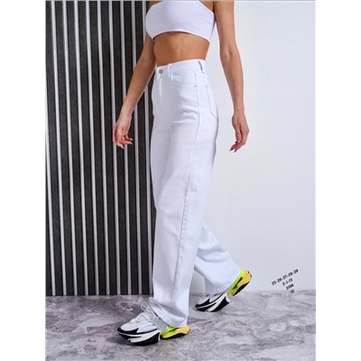 Женские джинсы - палаццо 👖 ☑️ Качество отличное  ☑️ Хлопок с добавлением стрейча ☑️ Посадка высокая , рост модели 170