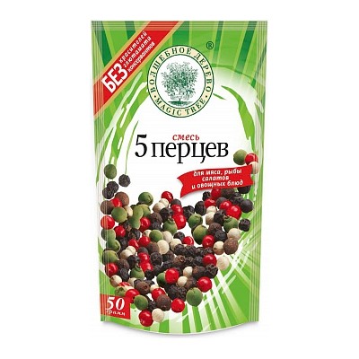 ВД ДОЙ-ПАК Смесь "5 перцев" горошком 50 г