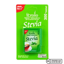 Подсластитель Fibrelle Stevia 300 таблеток