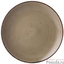 Тарелка закусочная bronco Nature 22,5см серая  арт. 263-1262