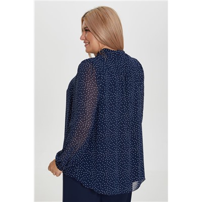 Блуза Luxury Moda 1069-Р темно-синий