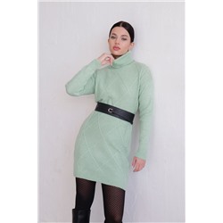 11484 Платье-свитер "нежная мята"
