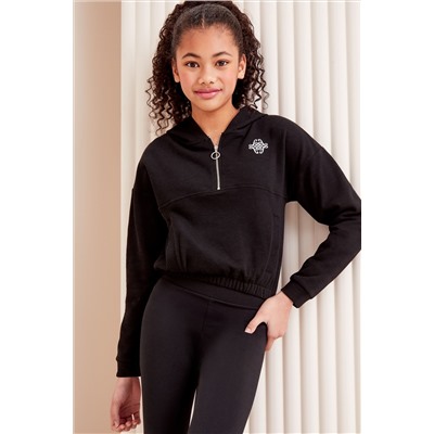 Lipsy Half Zip Hoodie (5-16yrs)