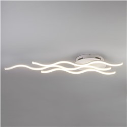 Потолочный светодиодный светильник в стиле минимализм
                     Eurosvet  90090/3 белый