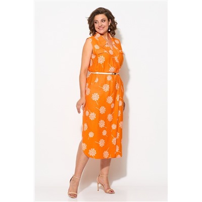 Платье Кокетка и К 1052-1 оранжевый