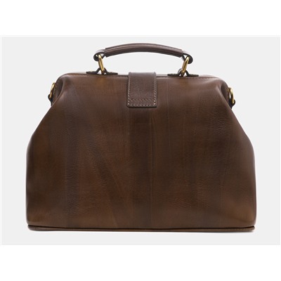 Оливковая кожаная сумка с росписью из натуральной кожи «W0023 Olive Дивная птица»