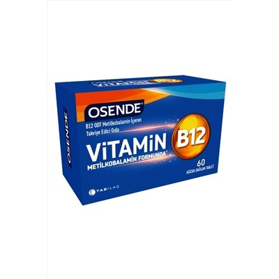 Osende Vitamin B12 60 Ağızda Dağılan Tablet