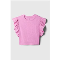 Gap Crinkle Flutter Sleeve Top (6mths-5yrs)