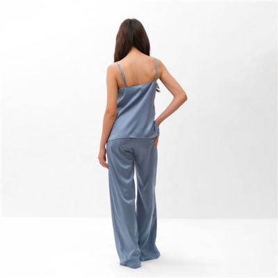 Комплект женский (майка, брюки) KAFTAN "Silk" р. 42,  голубой