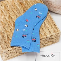 Детские носки с махрой поштучно MilanKo IN-086