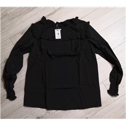 Блуза черная коробка 6102, размер 46
