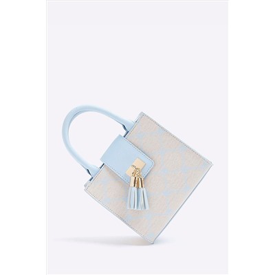 River Island Girls Mono Tassel Boxy Tote Bag