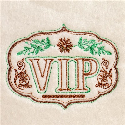 Банная шапка с вышивкой "VIP"