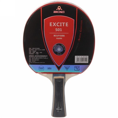 Набор для игры в настольный теннис Excite S01: ракетка 1 шт.