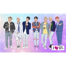 Кардхолдер (215*65мм) I love BTS. оф. 1