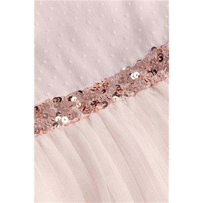 Monsoon Pink Fiorella Ruffle Prom Dress