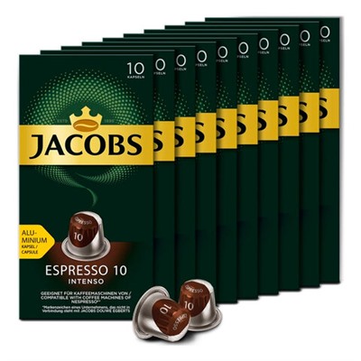 Кофе в капсулах MONARCH "Original" Espresso 10 Intenso для кофемашин Nespresso, 10 порций, 4058904