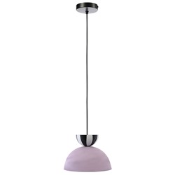 Светильник подвесной Anniken, Ø31х24 см, черный/белый/лиловый