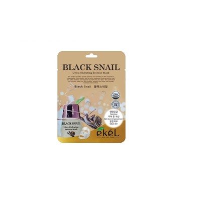 EKEL Тканевая маска для лица Black Snail 25ml