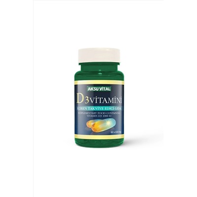 Aksu Vital Vitamin D3 1000 60