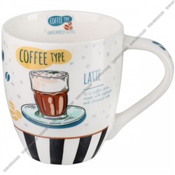 Кружка 520мл "Coffee type/Латте"