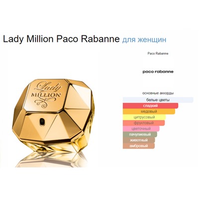 PACO RABANNE LADY MILLION lady