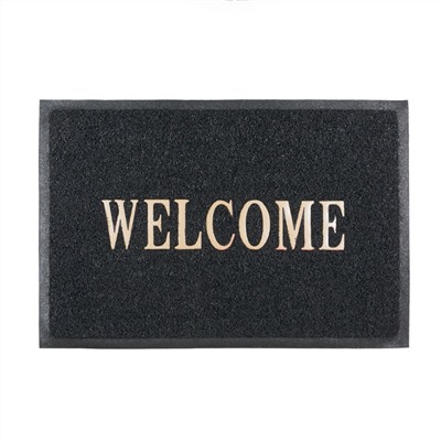 Коврик придверный SunStep Spongy Welcome, 60 x 90 см, черный