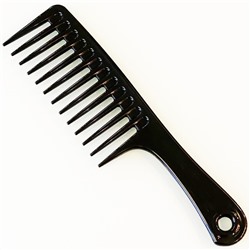 HAIR COMB Гребень с крупными зубцами и ручкой 25 см