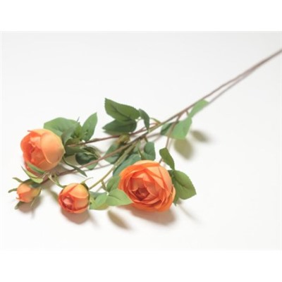 Искусственные цветы, Ветка розы бутоном 2 головы и 2 бут. (1010237)