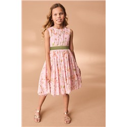 Printed Cotton Prom Dress (3-12yrs)