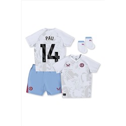 Fanatics Aston Villa Away Baby Kit 2023-24 - Pau 14 Baby