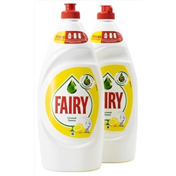 СРЕДСТВО ДЛЯ МЫТЬЯ ПОСУДЫ FAIRY СОЧНЫЙ ЛИМОН 900 ml 1/12