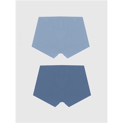 Трусы мужские боксеры набор (2 шт.) в серо-голубом и синем цветах