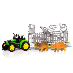 *Handers фрикционная игрушка "Трактор с прицепом: Трейлер с животными" (51 см, животн., в ассорт.)