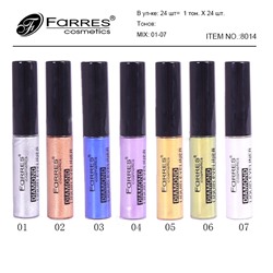 FARRES /8014/ Подводка для глаз Цветная Glitter POP (24)