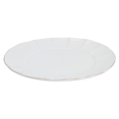 Тарелка обеденная Paris белый, 28 см, 61177