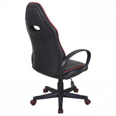 Кресло компьютерное BRABIX Flame GM-004 экокожа черное/красное 532499 (1)