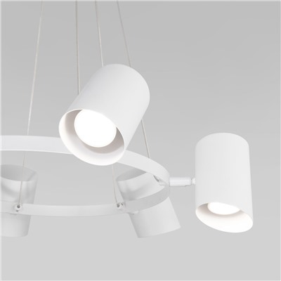 Подвесной светильник в стиле лофт
                     Eurosvet  70147/6 белый