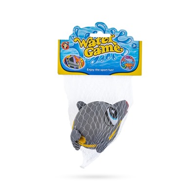 **YG Sport Игрушка для детей бомбочка "Весёлые животные"  в пакете-сетке (10 см, синий)