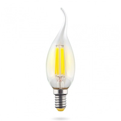 Нарушена упаковка!   Филаментная светодиодная лампа E14 6W 4000К (белый) Crystal Voltega 7018