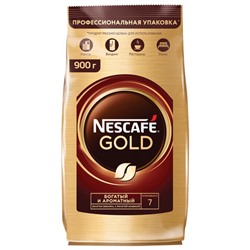 Кофе молотый в растворимом NESCAFE "Gold" 900 г, сублимированный, 12348493