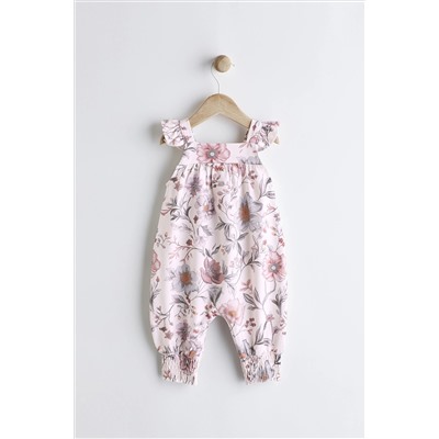 Pink/Purple Floral Baby Romper (0mths-3yrs)